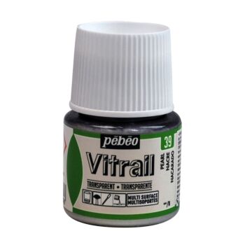 PEINTURE VITRAIL 45ml NACRE "PEBEO" REF: 50039