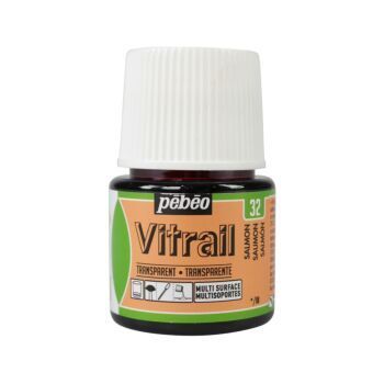 PEINTURE VITRAIL 45ml SAUMON "PEBEO" REF: 50032