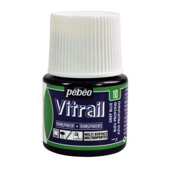 PEINTURE VITRAIL DE 45ml BLEU PROFON "PEBEO" REF: 50010