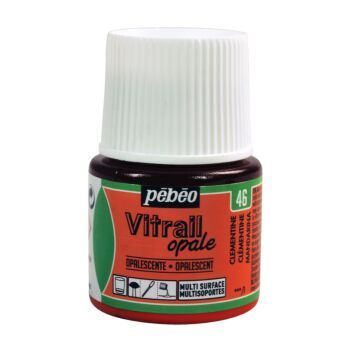 PEINTURE VITRAIL DE 45ml CLEMENTINE "PEBEO" REF: 50046