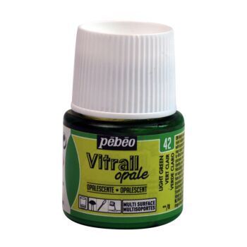 PEINTURE VITRAIL DE 45ml VERT CLAIR "PEBEO" REF: 50042