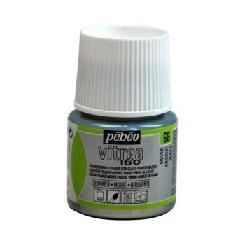 Peinture VITREA 160 45ml ARGENT MOIRE "PEBEO" REF: 113066