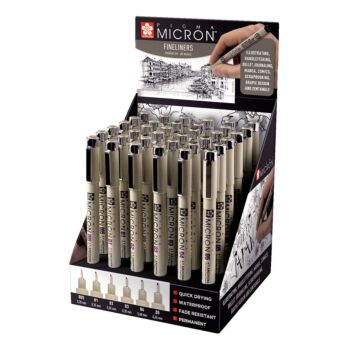 PIGMA MICRON NOIR DISPLAY 36 PIECES "SAKURA" REF: CDXSDK36