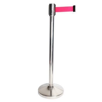 PIQUET ARGENTE A SANGLE RETRACTABLE ROUGE TECHNO REF: 3498