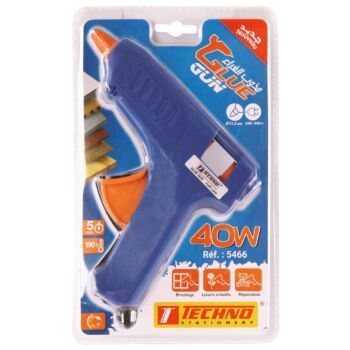 PISTOLET DE COLLE 40 W "TECHNO" REF: 5466