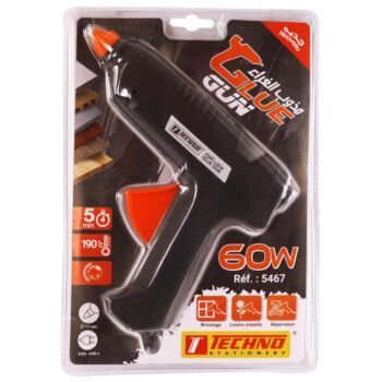 PISTOLET DE COLLE 60 W "TECHNO" REF: 5467