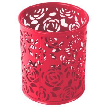 POT A CRAYONS ROND METALLIQUE ROSE "TECHNO" REF: 5168
