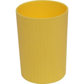 pot-a-crayons-shape-diametre-07-cm-en-couleur-jaune-pastel-techno-ref-9925