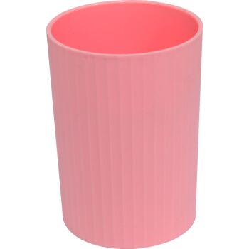 pot-a-crayons-shape-diametre-07-cm-en-couleur-rose-pastel-techno-ref-9925