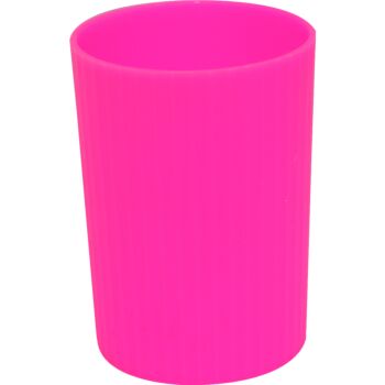 pot-a-crayons-shape-diametre-07-cm-rose-fluo-techno-ref-9927