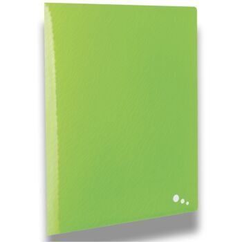 PROTEGE DOCUMENTS ART A4 20 POCHETTES POLYPROPILINE OPAQUE VERT "ELBA" REF: 400060103