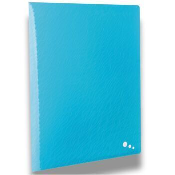 PROTEGE DOCUMENTS ART A4 40 POCHETTES POLYPROPILINE OPAQUE BLEU "ELBA" REF: 400060105