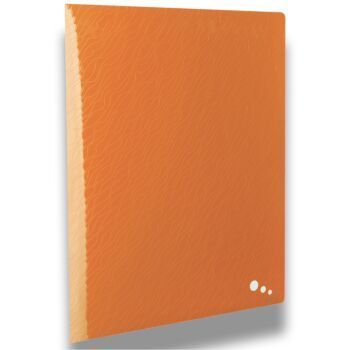 PROTEGE DOCUMENTS ART A4 40 POCHETTES POLYPROPILINE OPAQUE ORANGE "ELBA" REF: 400060105