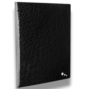 PROTEGE DOCUMENTS ART A4 60 POCHETTES POLYPROPILINE OPAQ NOIR "ELBA" REF: 400060107