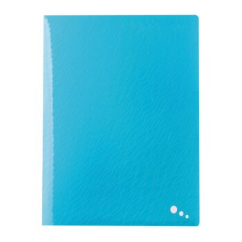 PROTEGE DOCUMENTS ART A4 60 POCHETTES POLYPROPILINE OPAQUE BLEU "ELBA" REF: 400060107