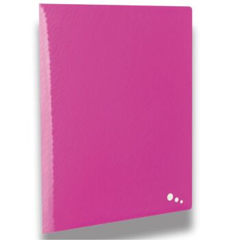 PROTEGE DOCUMENTS ART A4 60 POCHETTES POLYPROPILINE OPAQUE ROSE "ELBA" REF: 400060107