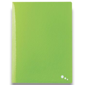 PROTEGE DOCUMENTS ART A4 60 POCHETTES POLYPROPILINE OPAQUE VERT "ELBA" REF: 400060107