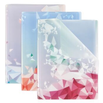 PROTEGE DOCUMENTS GRAPHIK A4 30 POCHETTES POLYPROPILINE TRANSLICIDE IMPREME ASSORTIE "ELBA" REF: 100206140