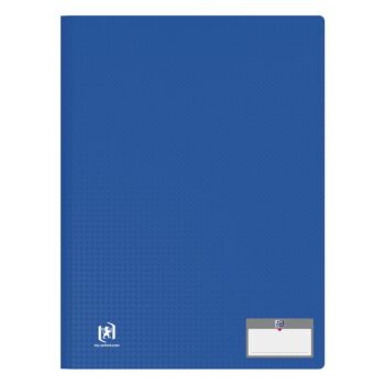 PROTEGE DOCUMENTS MEMPHIS CLASSIC A4 DE 80 POCHETTES POLYPROPILINE OPAQUE BLEU "OXFORD" REF: 100205951
