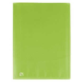 PROTEGE DOCUMENTS OSMOSE A4 80 POCHETTES POLYPROPILINE TRANSLUSIDE VERT "ELBA" REF: 400105190