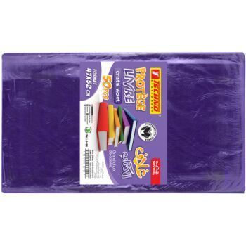 PROTEGE LIVRE 52x47cm CRISTAL VIOLET "TECHNO" REF: 2496