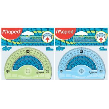 RAPPORTEUR 180°-12 cm FLEX SOUS BLISTER "MAPED" REF: 244180