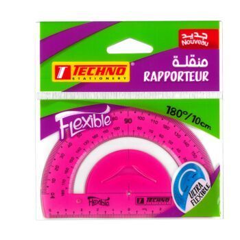 RAPPORTEUR ECOLIER FLEXIBLE ROSE "TECHNO" REF: 4535