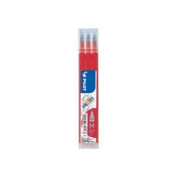 RECHARGE STYLO ROLLER FRIXION ETUI DE 03 PIECES ROUGE "PILOT" REF: BLS-FR7-R-S3