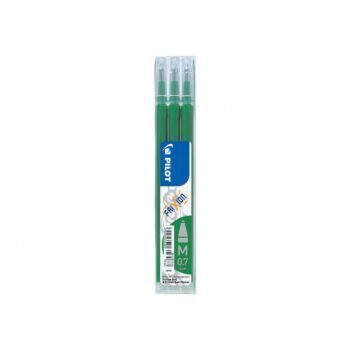 RECHARGE STYLO ROLLER FRIXION ETUI DE 03 PIECES VERT "PILOT" REF: BLS-FR7-G-S3