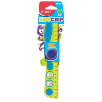 REGLE 20cm KIDY'GRIP SOUS BLISTER "MAPED" REF: 278710