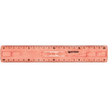 REGLE ECOLIER 20cm ORANGE "TECHNO" REF: 9502