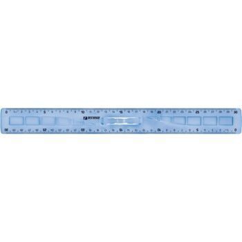 REGLE ECOLIER 30cm BLEU "TECHNO" REF: 9503