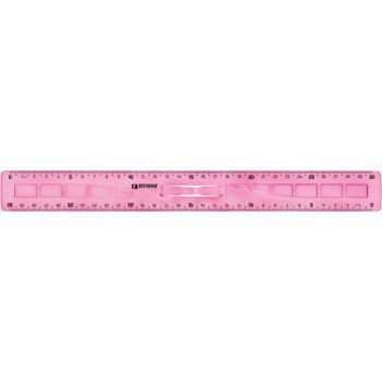 REGLE ECOLIER 30cm ROSE "TECHNO" REF: 9503