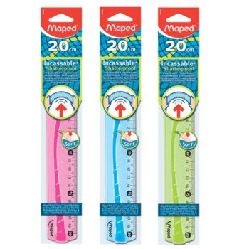 REGLE SOUPLE 20cm FLEX SOUS BLISTER "MAPED" REF: 244020