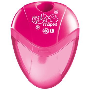 TAILLE-CRAYONS GLOO 01 TROU GAUCHER ROSE "MAPED" REF: 032211