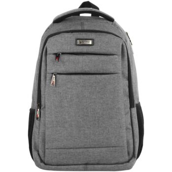 SAC A DOS AVEC COMPARTIMENT LAPTOP ET TABLETTE GRIS "TECHNO" REF: 4560