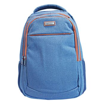 SAC A DOS AVEC COMPARTIMENT LAPTOP ET TABLETTE BLEU "TECHNO" REF: 4433