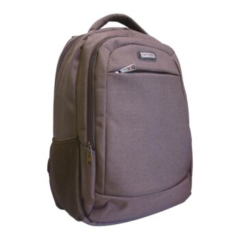 SAC A DOS AVEC COMPARTIMENT LAPTOP ET TABLETTE MARRON "TECHNO" REF: 4432