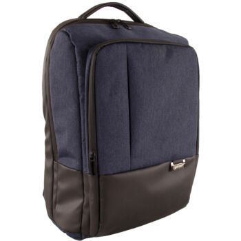 SAC A DOS COMPARTIMENT LAPTOP+USB BLEU MARINE "TECHNO" REF: 5282