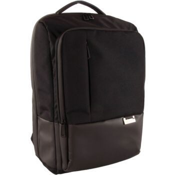 SAC A DOS COMPARTIMENT LAPTOP+USB NOIR "TECHNO" REF: 5282