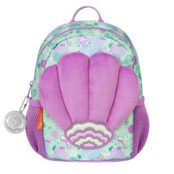 SAC A DOS CRECHE PURPLE SEASHELL "TIGER FAMILY" REF:2101-F2