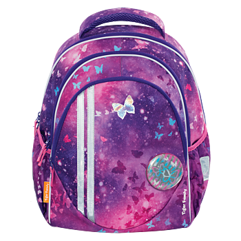 SAC A DOS ERGONOMIQUE GLITTERY NIGHT "TIGER FAMILY" REF: 2032-F