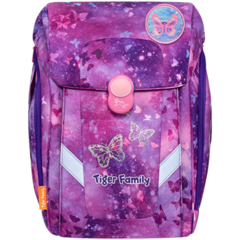 SAC A DOS ERGONOMIQUE INFINITY GLITTERY NIGHT (GO GREEN) "TIGER FAMILY" REF: 2253-F