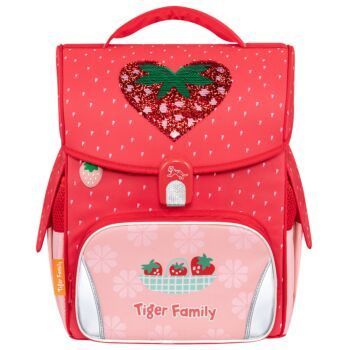 SAC A DOS ERGONOMIQUE JOLLY PRO SWEET STRAWBERRY (Sequins) "TIGER FAMILY" REF: IG12-F2