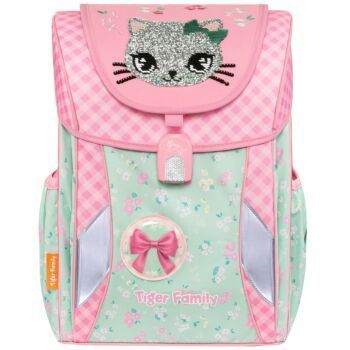SAC A DOS ERGONOMIQUE JOY PRO LOVELY KITTY CAT (Sequins) "TIGER FAMILY" REF: IG62-F2