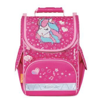 SAC A DOS ERGONOMIQUE MUSICAL PONY PINK "TIGER FAMILY" REF:2111-F2