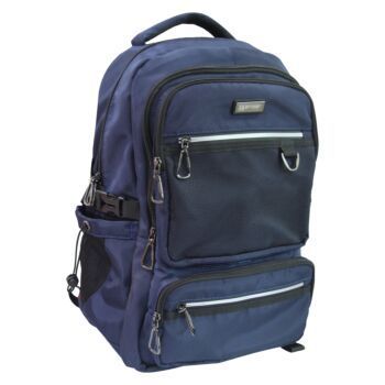 SAC A DOS LAPTOP BLEU MARINE "TECHNO" REF: 7050