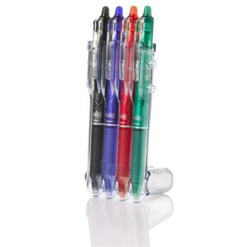SET2GO 4 STYLOS GEL FRIXION CLICKER N/B/R/V 0.7mm "PILOT" REF: S4/0547938