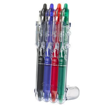 SET2GO 4 STYLOS GEL FRIXION CLICKER TATOO N/B/R/V 0.7mm "PILOT" REF: S4/0546801