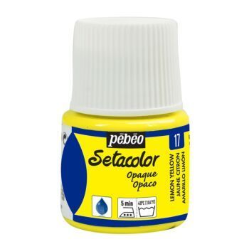 SETACOLOR OPAQUE 45ml JAUNE CITRON "PEBEO" REF: 295017